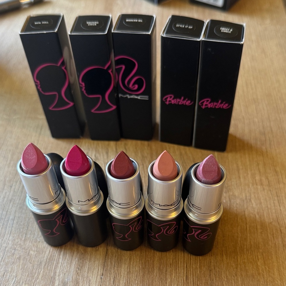 Barbie Loves MAC, MAC Cosmetics Lipstick Collection- New! (discounted bundle)